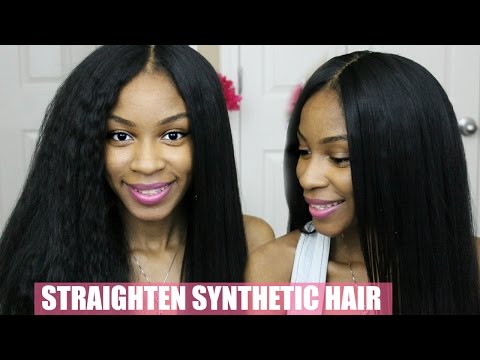 How to Straighten Synthetic Hair How to Straighten Synthetic Hair