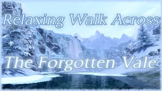 Relaxing Walk Across The Forgotten Vale (Skyrim) 4k