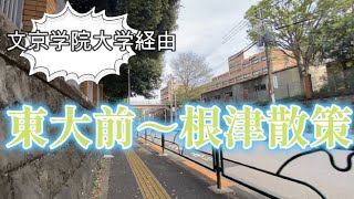 東大前から根津駅までのざっくり散策