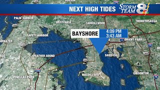 High tide times in Tampa Bay