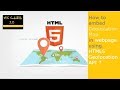How to embed a Geolocation map in your website with HTML5 ?