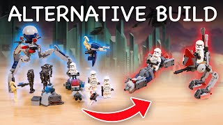 LEGO Star Wars Clone & Droid Battlepack ALT BUILDS!