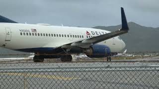 Delta Flight Departing SXM