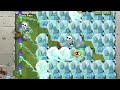 pvz 2 frozen brickhead zombies vs all power up plants who will win pvz 2