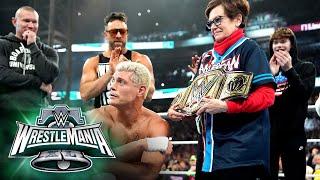 Roman Reigns vs. Cody Rhodes — Bloodline Rules Match: WrestleMania XL Sunday highlights