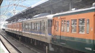 【2年前の湖西線】113系C10+L7 8連　大津京駅発車!!