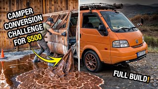 FULL DIY BUILD! $1500 Japan Import! $500 BUDGET Challenge for The ULTIMATE Camper Conversion!