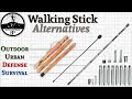 Packable, Defensive, and Survival Walking Sticks