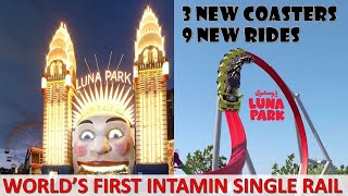 Luna Park Sydney Adding 9 New Rides in 2021, Including 3 Coasters \u0026 World's 1st Intamin Single Rail