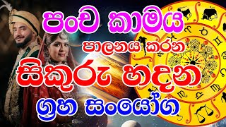 Horoscope | පංච කාමය පාලනය කරන සිකුරු හදන ග්‍රහයෝග | Sinhala Horoscope