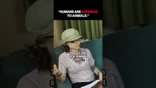 Are humans superior to animals?