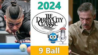 Jesus Atencio vs David Matlock - 9 Ball - 2024 Derby City Classic rd 1