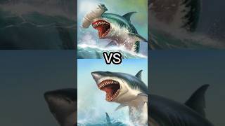 GREAT WHITE SHARK VS GREAT HAMMERHEAD SHARK, SAW SHARK, BLUE SHARK, MOST DANGEROUS SHARK