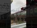 【しなの鉄道】車の中から撮影した踏切を高速通過するsr1系普通列車　 shorts しなの鉄道 sr1系 鉄道 高速通過