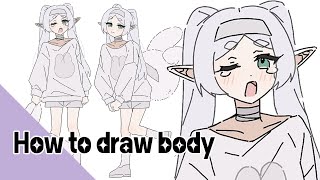 How to draw body