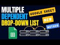 Create Multiple Dependent Drop-Down Lists in Google sheets| Automatically Update with New Values