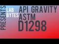 API gravity ASTM D1298