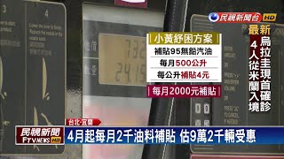 交通部4月起紓困小黃半年 每月補貼油料2千－民視新聞