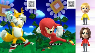 Tails & Knuckles in Smash 3DS/WiiU (with QR Codes)