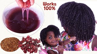 Flaxseed and Hibiscus Gel for Hair Growth, calm Itchy scalp, extra Hydration