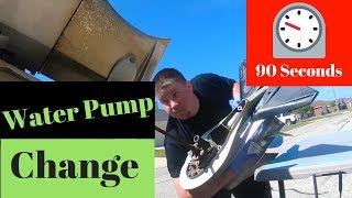 Water Pump Impeller Change on 90 HP Honda Outboard Motor in 90 Seconds