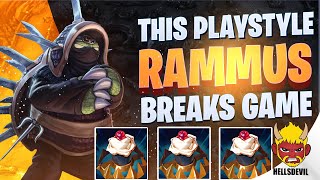 WILD RIFT | THIS RAMMUS PLAYSTYLE BREAKS THE GAME! | Challenger Rammus Gameplay | Guide \u0026 Build