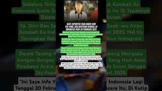 Buat Yg Kangen STY, STY Akan Kembali Di Indonesia!! #shorts#trending#viralvideo#fyp#timnas#indonesia