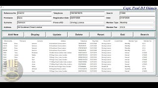 How to Create a Data Entry Form with MySQL Database and Treeview in Python - Full Tutorial
