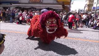 沖縄の創作獅子舞：2019年8月4日 一万人のエイサー踊り隊【那覇国際通り】