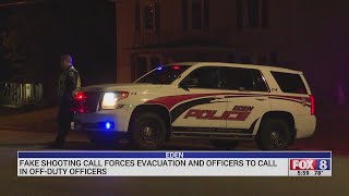 Fake shooting call in Eden forces evacuation