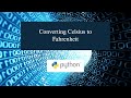 Converting Celsius to Fahrenheit in Python