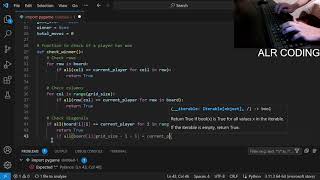 (LIVE) Coding a Tic Tac Toe game in Python