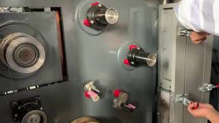 Debugging the multi copper fine wire drawing and annealing machine