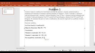 Linear Programming-Solved Example -By Ronald Ssembatya - Msc. Student @ Makerere University