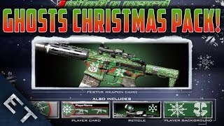 Call of Duty Ghosts - FREE Holiday Personalization Pack (Christmas Camo, Reticle, and Player Card)