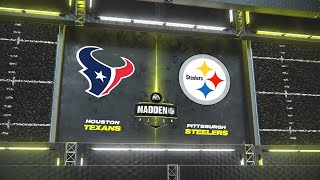Madden NFL 24 - Houston Texans Vs Pittsburgh Steelers Simulation PS5 (Madden 25 Rosters)