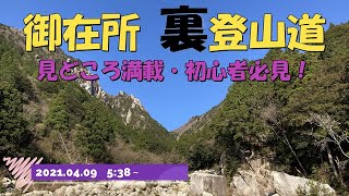 【御在所岳/裏登山道】初心者必見！見どころ満載！終始独り言で楽しく登山。20210409