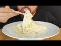 asmr sarimsakli yoĞurtlu spagettİ tÜrkÇe asmr yemek eating sounds