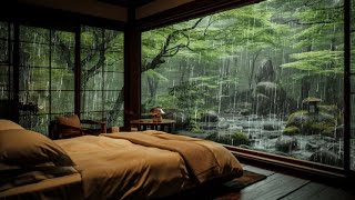 아늑한 침실에 들리는 힐링 빗소리가 당신의 활력을 되찾아줄 것입니다 - 잠자고, 긴장을 풀고, 불면증을 이겨내는 비 ASMR