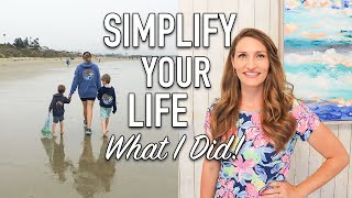 🌿15 EASY Ways to SIMPLIFY your LIFE 🌿 [Simplifying Lifestyle Ideas]