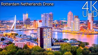 Rotterdam Netherlands in 4K UHD Drone