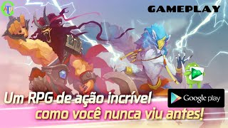 MAZE: SHADOW OF LIGHT NOVO RPG DE AÇÃO - GAMEPLAY NO ANDROID (DOWNLOAD 👇)