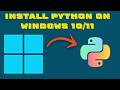 Install Python on Windows in 2 Minutes (2026)