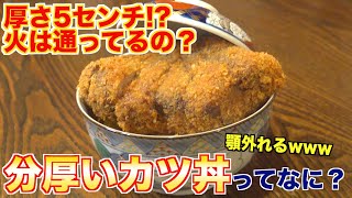 顎外れるほど分厚いカツ丼作ってみたwww