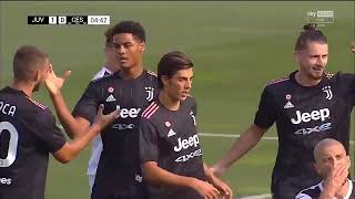Juventus-Cesena 3-1 amichevole 2021-22