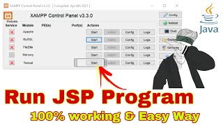 How to Run JSP Programs with Tomcat Server | Easy Way Install Tomcat with Xampp Server 2025