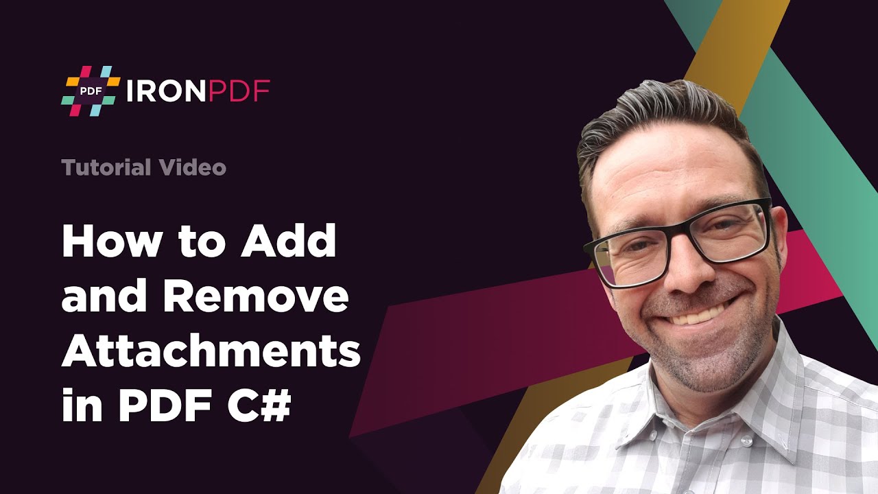 How To Add And Remove Attachments In Pdf C Ironpdf Youtube