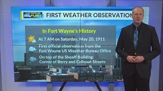 On this date in 1911: The first official Fort Wayne weather observation