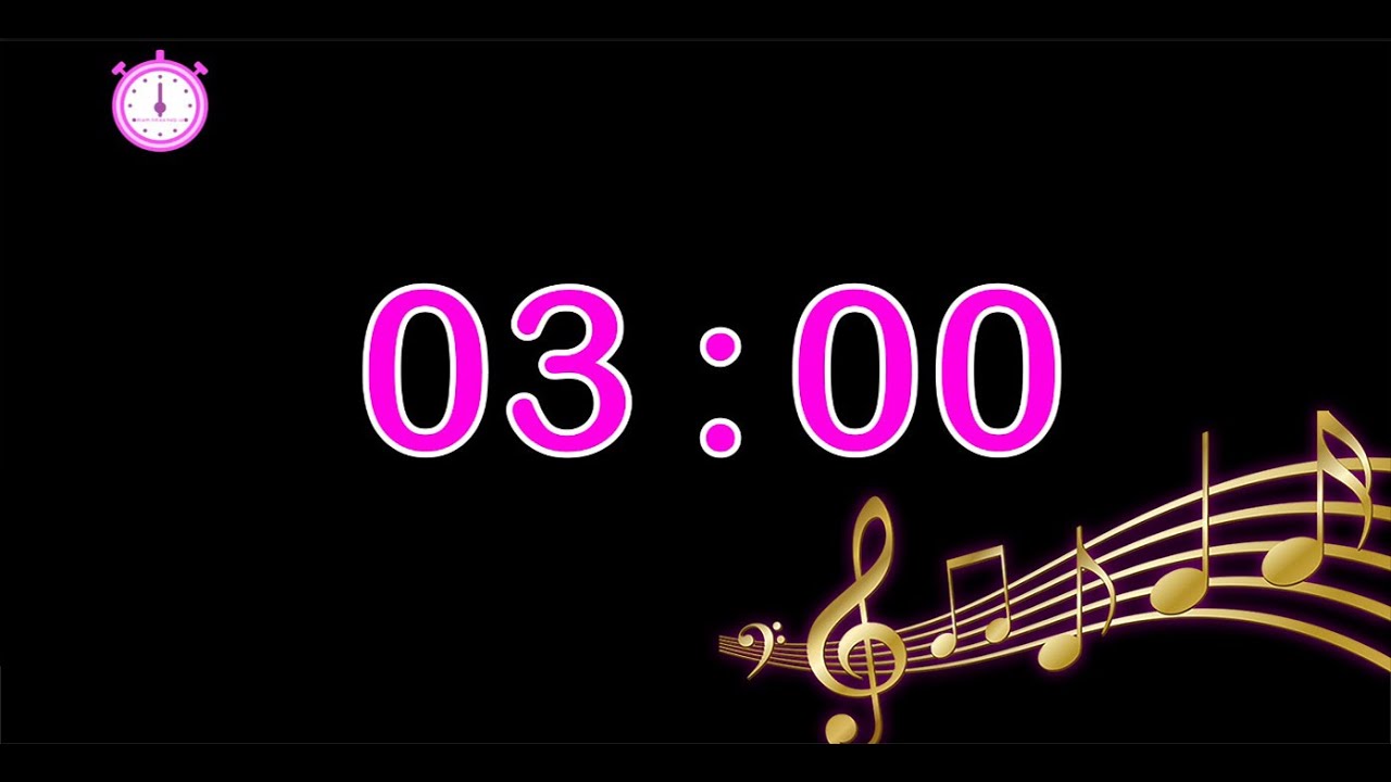 3 Minute Timer Music : Countdown 3 Minute Timer Music - YouTube