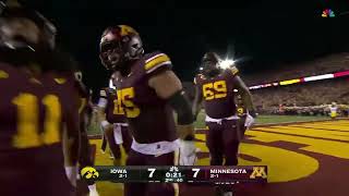 Elijah Spencer Extends Minnesota's Lead Going Into Halftime vs. Iowa | Minnesota Football